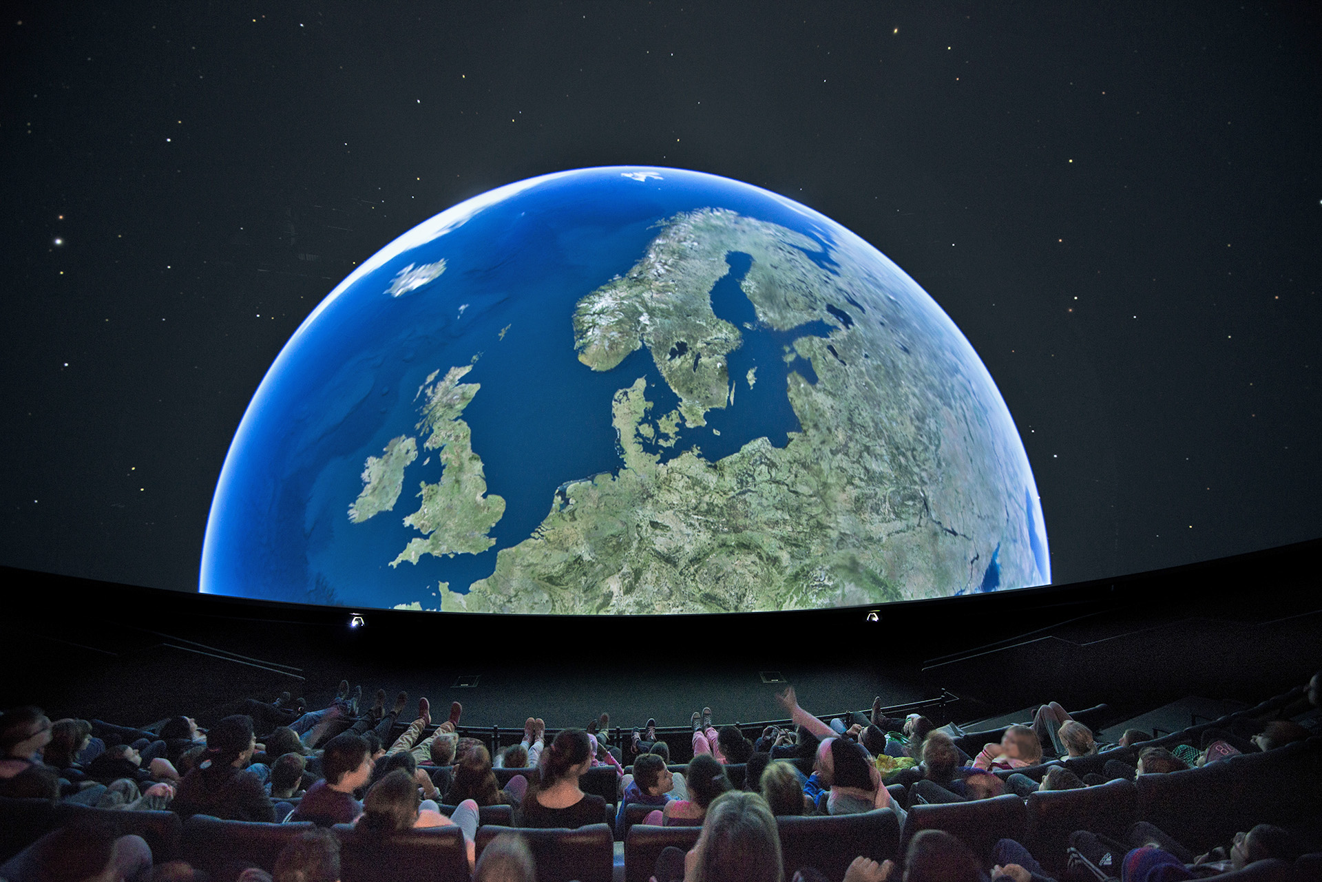 The dome theatre at Norrköping Visualization Center C